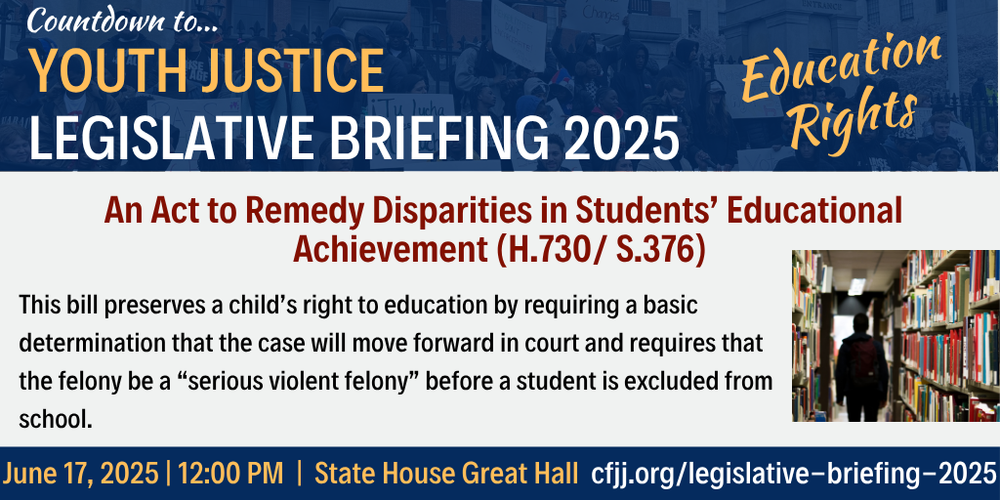 Youth Justice Legislative Briefing 2025 — CfJJ